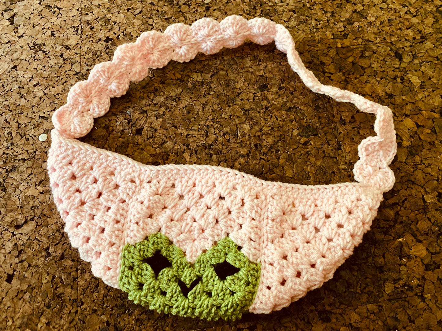 Frog Crossbody Crochet Bag