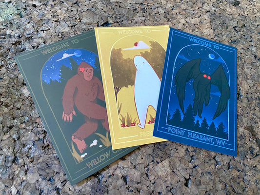 Cryptids Postcard Set